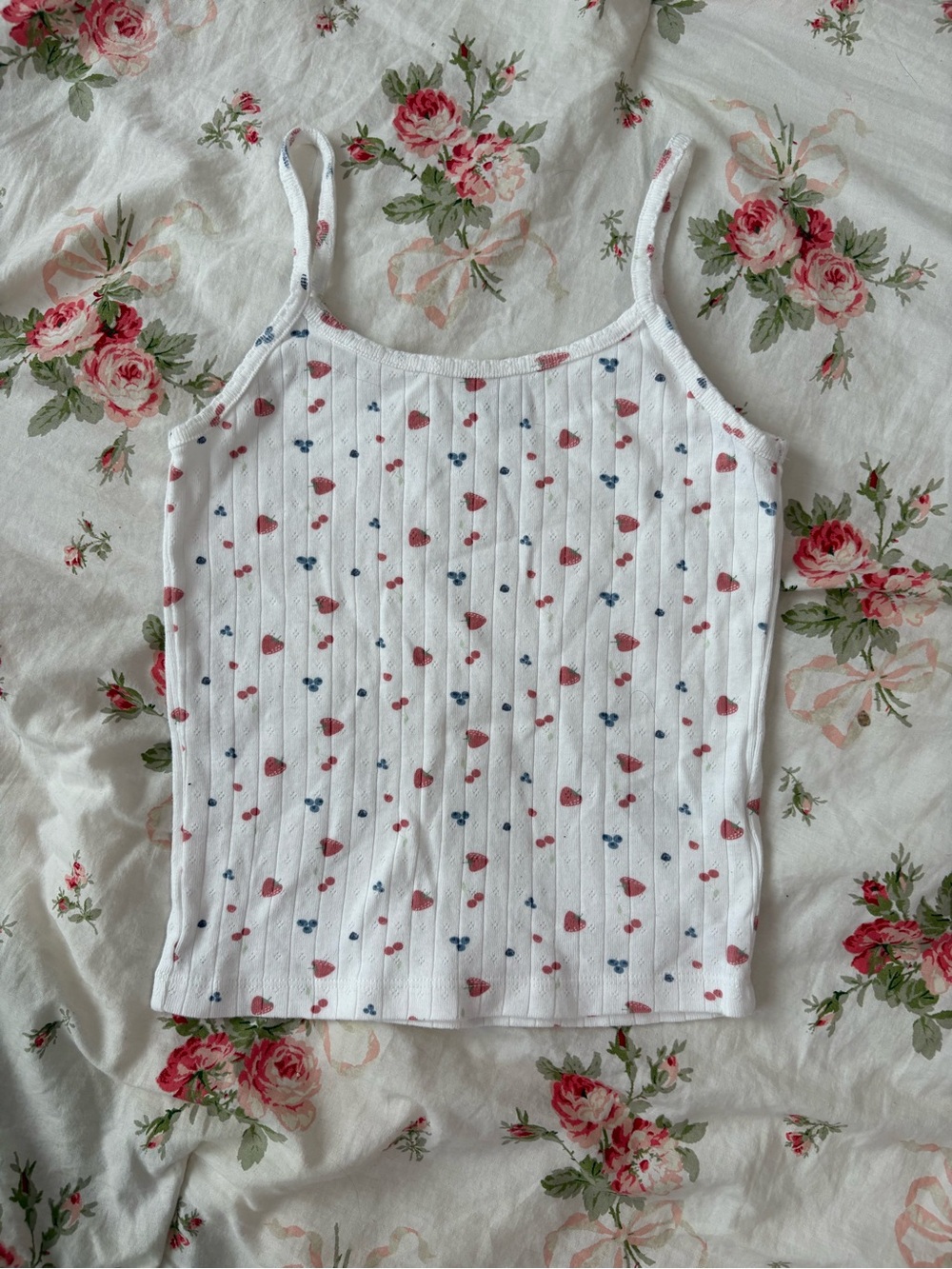Harlow Fruit Print Cotton Cami